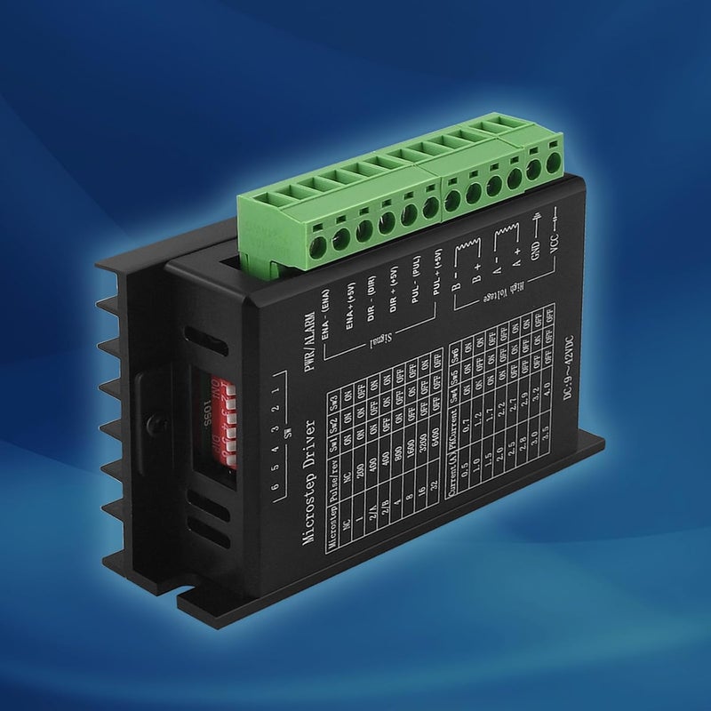 EBYSAICO Stepper Motor Driver TB6600 4A 9-42V Nema 17 Stepper Motor Driver CNC Controller Single Axes Phase Hybrid for CNC/42 57 86 Stepper Motor (TB6600-2pcs) - Image 4